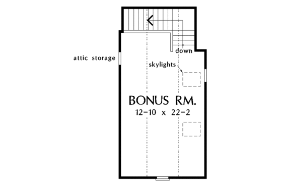 Floor Plan - Other Floor for Traditional House Plan #929-320 - 3 bed, 2 bath