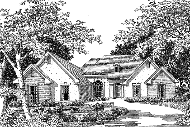 Architectural House Design - Exterior - Front Elevation 3 for Contemporary House Plan #952-128 - 4 bed, 2 bath