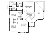 Craftsman Style House Plan - 3 Beds 3 Baths 2512 Sq/Ft Plan #132-363 