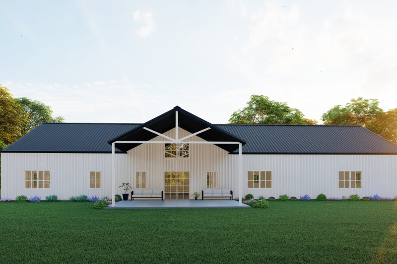 Architectural House Design - Exterior - Other Elevation 5 for Barndominium House Plan #1107-43 - 5 bed, 4.5 bath