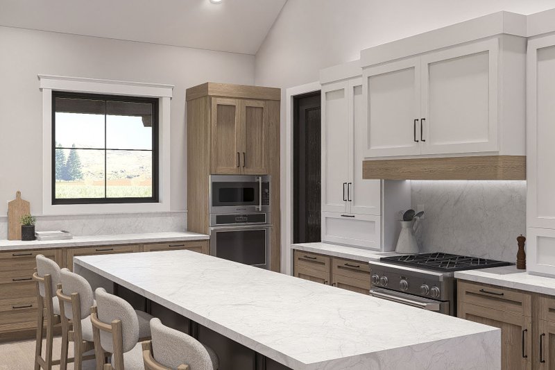 Home Plan - Interior - Kitchen 2 for Barndominium House Plan #455-725 - 3 bed, 2.5 bath