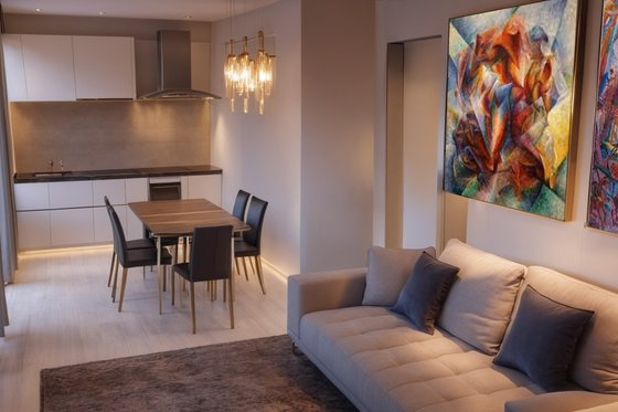 Interior - Kitchen for Modern House Plan #542-8 - 2 bed, 1 bath