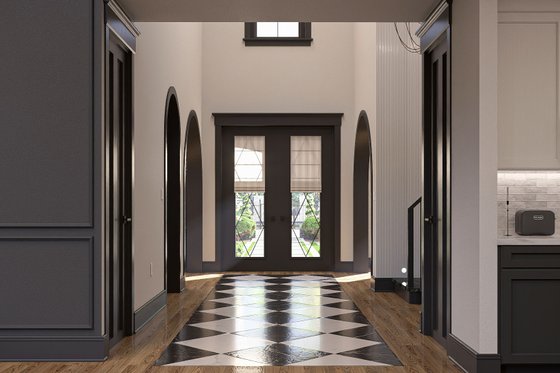 Interior - Entry for Colonial House Plan #455-388 - 5 bed, 4.5 bath