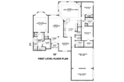 European Style House Plan - 4 Beds 3.5 Baths 2858 Sq/Ft Plan #81-13824 