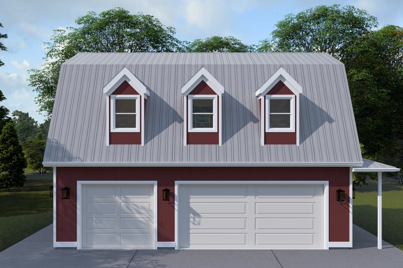 House Design - Exterior - Front Elevation 7 for Country House Plan #1060-228, 0 bath