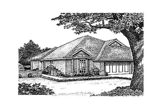 Exterior - Other Elevation for Traditional House Plan #310-474 - 3 bed, 2 bath