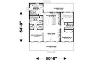 Country Style House Plan - 3 Beds 2 Baths 1860 Sq/Ft Plan #44-254 