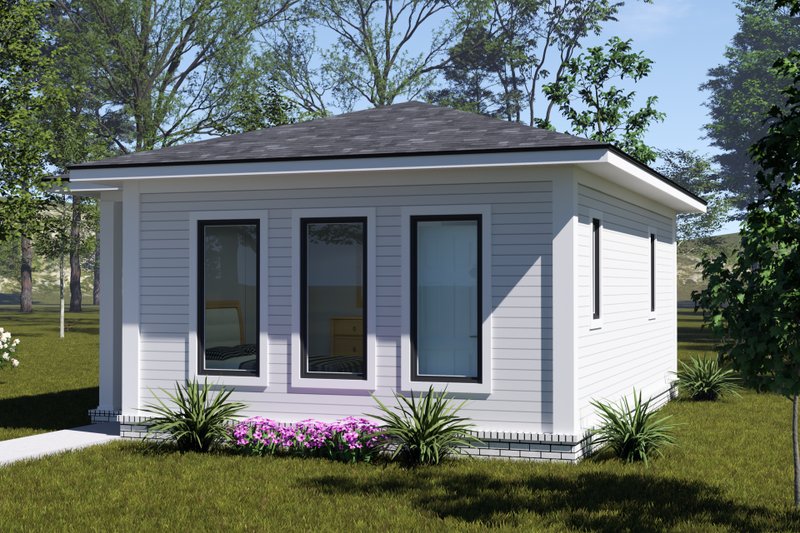 Dream House Plan - Exterior - Other Elevation 2 for Contemporary House Plan #513-2416 - 1 bed, 1 bath