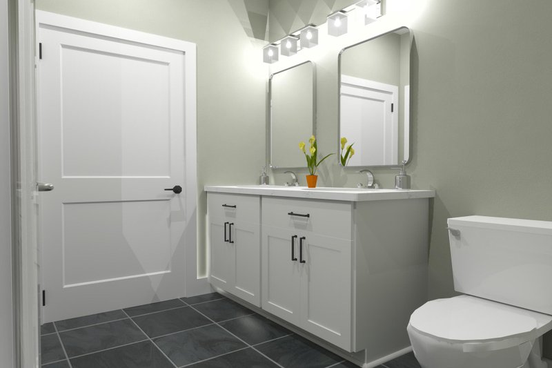 Architectural House Design - Interior - Bathroom for Craftsman House Plan #1116-19 - 4 bed, 3.5 bath