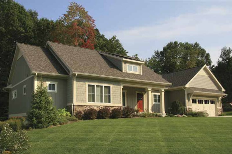 Home Plan - Exterior - Front Elevation 7 for Craftsman House Plan #928-132 - 2 bed, 2.5 bath