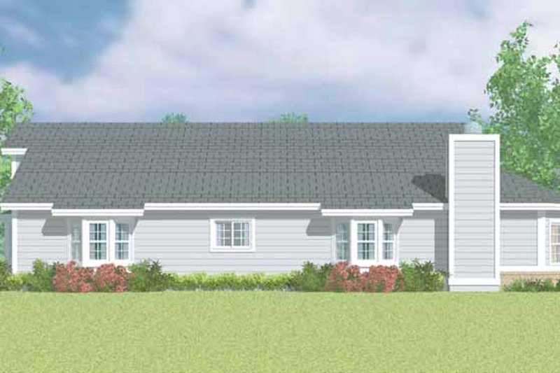 Dream House Plan - Exterior - Other Elevation 3 for Craftsman House Plan #72-1098 - 3 bed, 2 bath