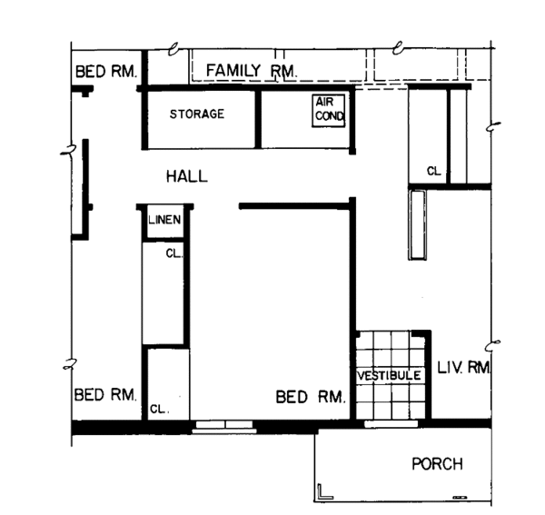 Architectural House Design - Ranch Floor Plan - Other Floor Plan #72-738