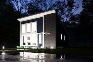 Modern Exterior - Front Elevation Plan #513-2284