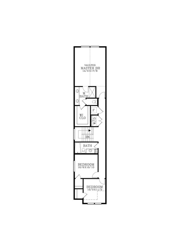 House Blueprint - Craftsman Floor Plan - Upper Floor Plan #53-761