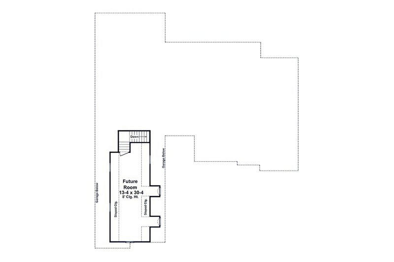 Architectural House Design - Floor Plan - Upper Floor for Craftsman House Plan #21-662 - 4 bed, 3 bath