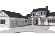 Country Style House Plan - 4 Beds 4.5 Baths 3708 Sq/Ft Plan #1058-80 