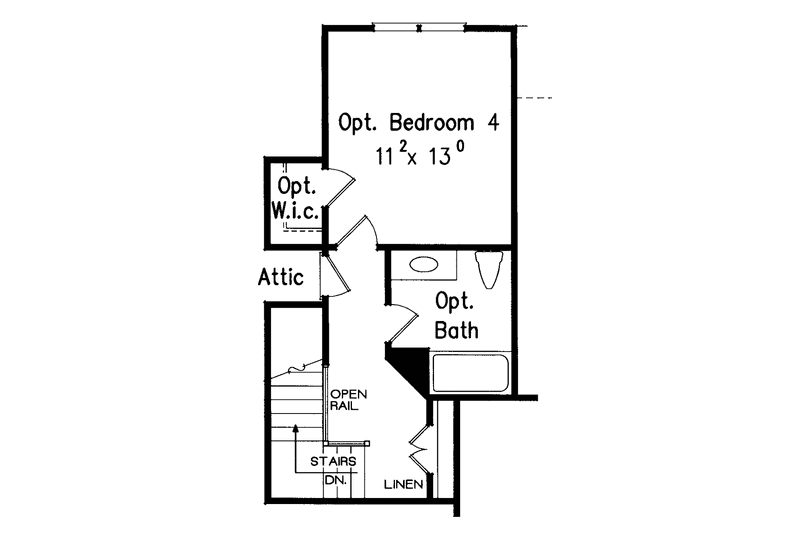 Home Plan - Floor Plan - Other Floor for Bungalow House Plan #927-624 - 3 bed, 2 bath