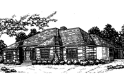 Country Style House Plan - 3 Beds 3 Baths 2074 Sq/Ft Plan #30-291 