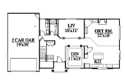 Contemporary Style House Plan - 4 Beds 3 Baths 3303 Sq/Ft Plan #951-4 