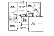 Traditional Style House Plan - 4 Beds 2.5 Baths 2367 Sq/Ft Plan #20-2215 Floor 