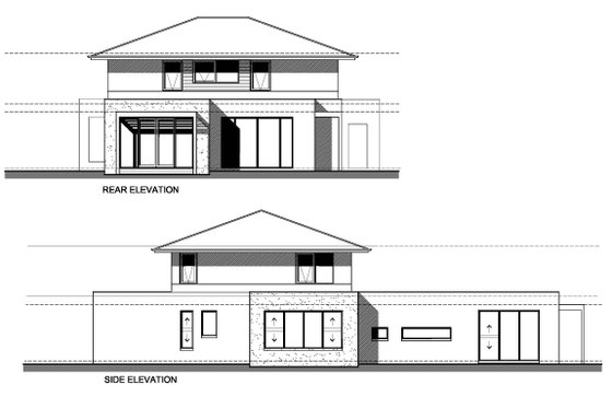 Exterior - Other Elevation 9 for Modern House Plan #496-25 - 4 bed, 2.5 bath
