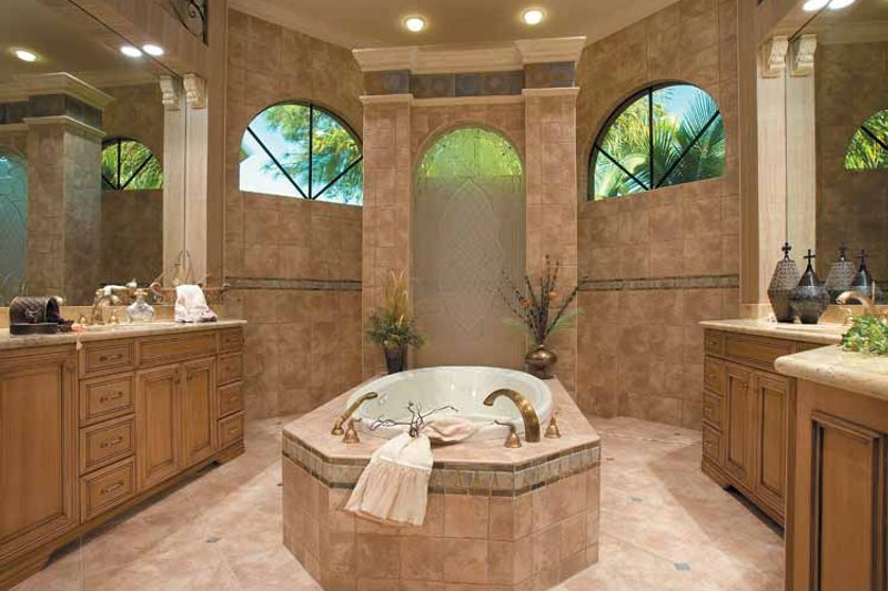 Dream House Plan - Interior - Master Bathroom for Mediterranean House Plan #930-328 - 4 bed, 4.5 bath