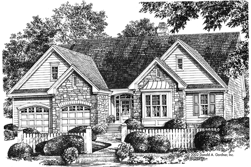 Dream House Plan - European Exterior - Front Elevation Plan #929-681