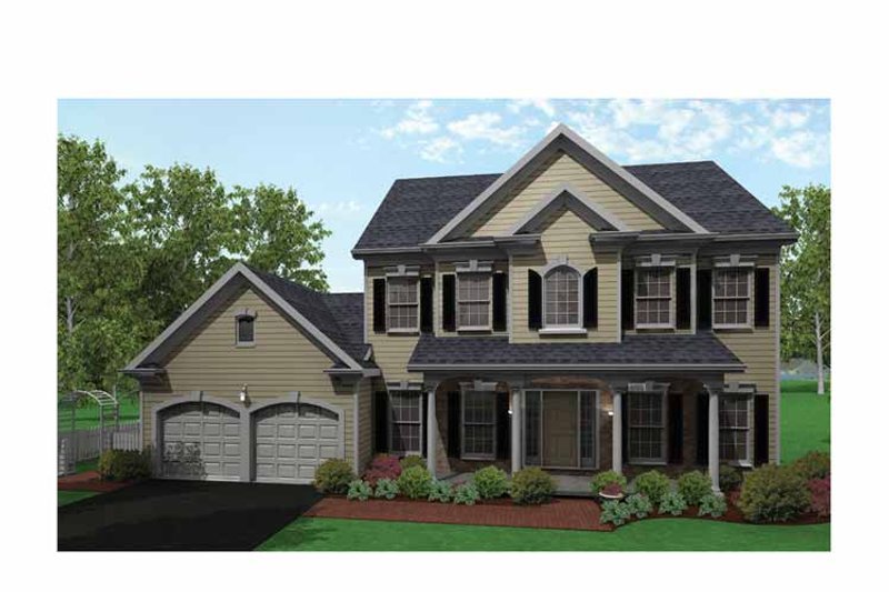 Home Plan - Classical Exterior - Front Elevation Plan #1010-10