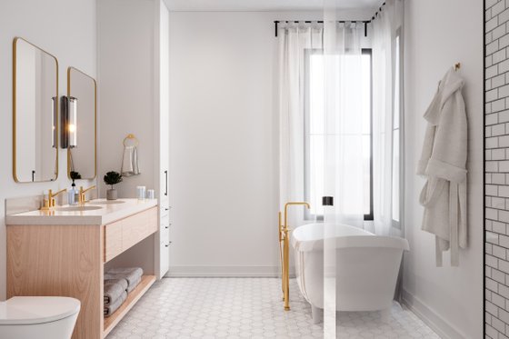 Interior - Bathroom 1 for Modern House Plan #23-2780 - 2 bed, 2 bath