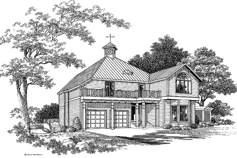 House Blueprint - Traditional Exterior - Front Elevation Plan #952-2