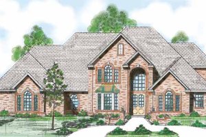 Home Plan - Traditional Exterior - Front Elevation Plan #52-280