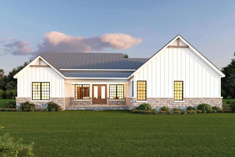 House Blueprint - Exterior - Other Elevation for Farmhouse House Plan #932-1464 - 3 bed, 3.5 bath