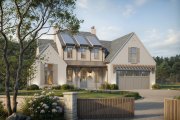 Farmhouse Style House Plan - 3 Beds 2.5 Baths 3512 Sq/Ft Plan #1114-87 Exterior 