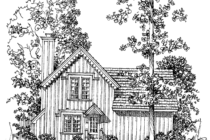 House Plan Design - Exterior - Rear Elevation for Craftsman House Plan #1016-52 - 3 bed, 2 bath