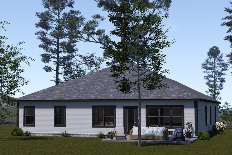Home Plan - Exterior - Other Elevation 2 for Cottage House Plan #513-2363 - 4 bed, 2.5 bath