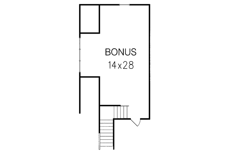 House Blueprint - Floor Plan - Other Floor for Country House Plan #15-323 - 3 bed, 2 bath