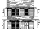 Colonial Style House Plan - 2 Beds 2.5 Baths 1230 Sq/Ft Plan #30-226 