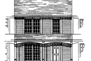 Colonial Exterior - Front Elevation Plan #30-226