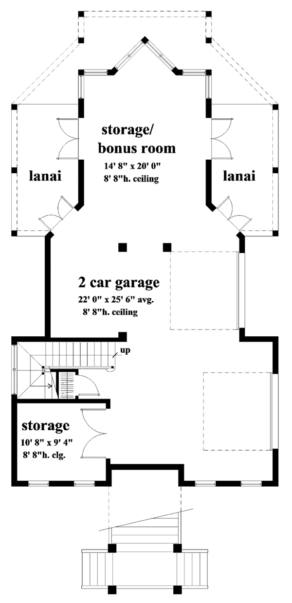 Architectural House Design - Craftsman Floor Plan - Lower Floor Plan #930-151