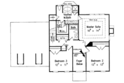 Classical Style House Plan - 3 Beds 2.5 Baths 2045 Sq/Ft Plan #927-72 
