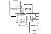 Traditional Style House Plan - 4 Beds 3 Baths 2201 Sq/Ft Plan #929-364 