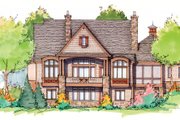 European Style House Plan - 3 Beds 3.5 Baths 3064 Sq/Ft Plan #929-901 