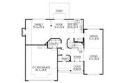 Craftsman Style House Plan - 3 Beds 2.5 Baths 2130 Sq/Ft Plan #132-265 Floor 