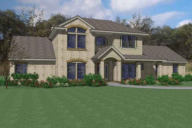 Dream House Plan - European Exterior - Front Elevation Plan #120-224