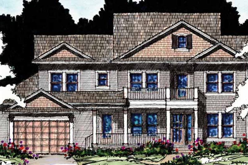 Home Plan - Country Exterior - Front Elevation Plan #1007-58
