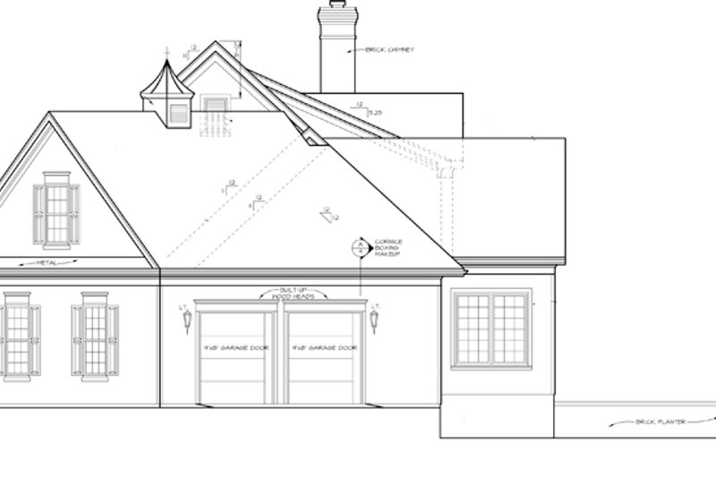 Dream House Plan - Exterior - Other Elevation for Classical House Plan #453-332 - 4 bed, 4.5 bath