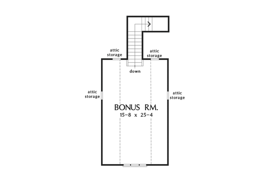 Floor Plan - Other Floor for Country House Plan #929-940 - 3 bed, 2 bath