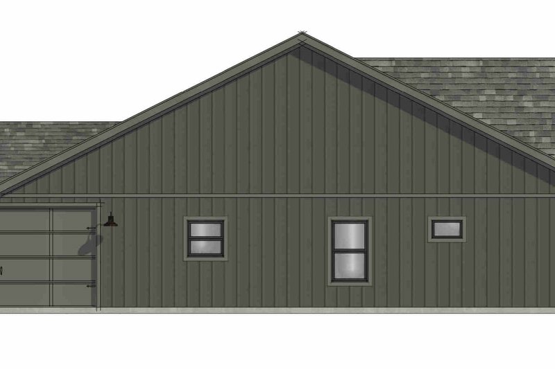Architectural House Design - Exterior - Other Elevation for Farmhouse House Plan #1096-137 - 4 bed, 3 bath