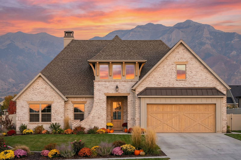 Home Plan - Exterior - Front Elevation 3 for Cottage House Plan #1096-107 - 4 bed, 2 bath