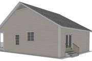 Cottage Style House Plan - 2 Beds 1 Baths 1084 Sq/Ft Plan #44-260 